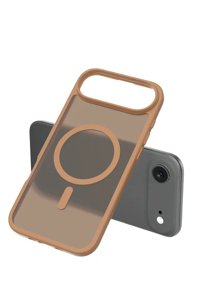 Apple iPhone 17 Air Jota Magsafe Kapak - Çöl Titanyum - Resim 6