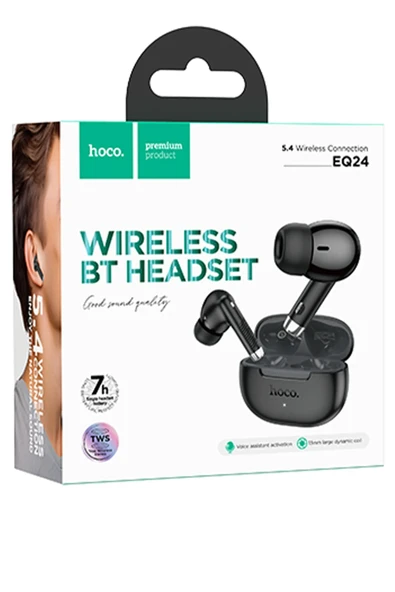 Hoco. EQ24 Estrella Aktif Gürültü Engelleyici Özellikli Bluetooth 5.4 Kablosuz TWS Airpods Kulaklık - Gri - Resim 10