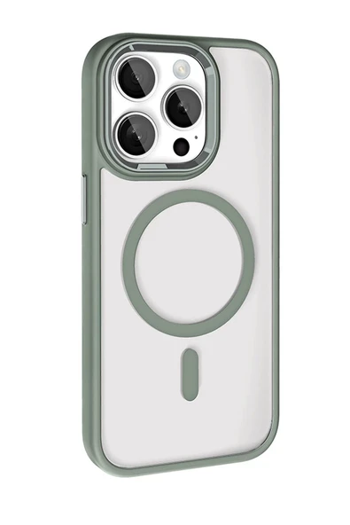 Apple iPhone 15 Pro Max Terea Magsafe Kapak - Titan Gri - Resim 3