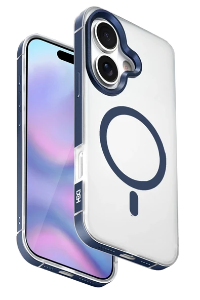 Apple iPhone 17 HBC-394 Himalayas Magsafe Kapak - Mavi ürün görseli 1