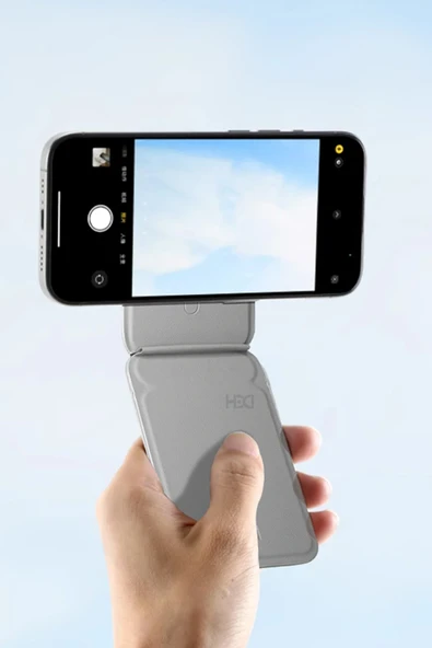 HS-017 Telefon Arkası Magsafe Stant - Siyah - Resim 6