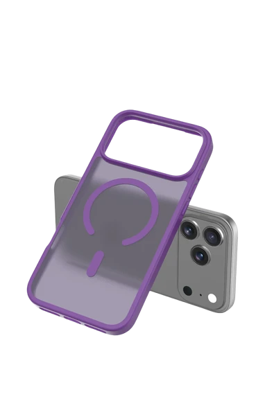 Apple iPhone 17 Pro Jota Magsafe Kapak - Derin Mor - Resim 3