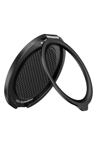HS-024 Siwa 360 Manyetik Magsafe Kickstand Yüzük - Siyah ürün görseli 1