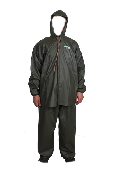 Powerex Pvc Alt Üst Takım Fermuarlı Balıkçı Yağmurluk ürün görseli 1