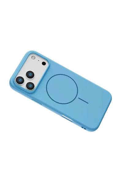 Apple iPhone 17 Pro Jully Magsafe Kapak - Mavi - Resim 2