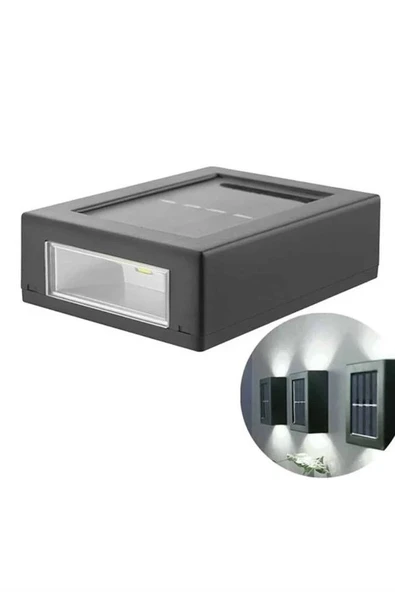 CEYLAN ADAM Solar Lamba Dekoratif Aplik Su Geçirmez Led Işıklı Duvar Lambası - Resim 5