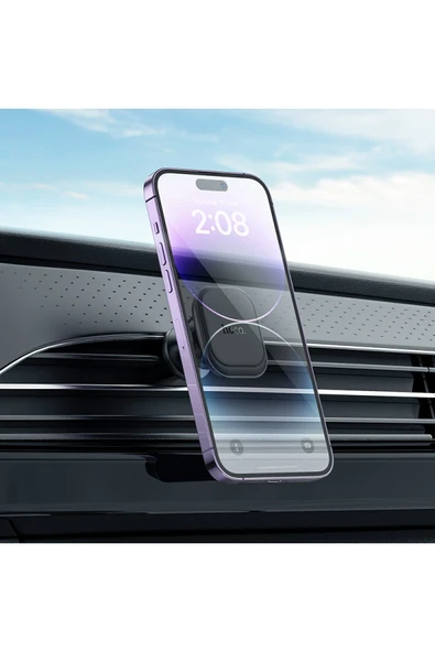 Hoco. H29 Izgara Klipsli Manyetik Araç Tutucu - Siyah - Resim 7