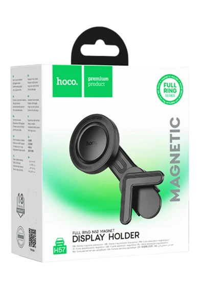 Hoco. H57 Show Araç CarPlay Ekranına Sabitlenen Manyetik Telefon Tutucu - Siyah - Resim 7