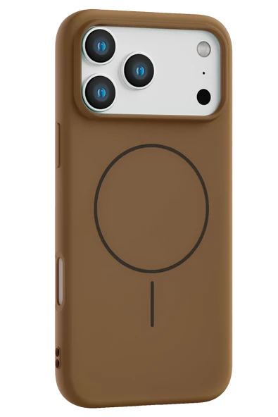 Apple iPhone 17 Pro Max Jully Magsafe Kapak - Kahverengi ürün görseli 1