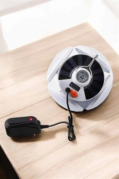 CEYLAN ADAM Katlanabilir Taşınabilir Kamp Lambası Işıldak Beyaz Işık Güneş Enerjili Solar Aydınlatma ürün görseli 1