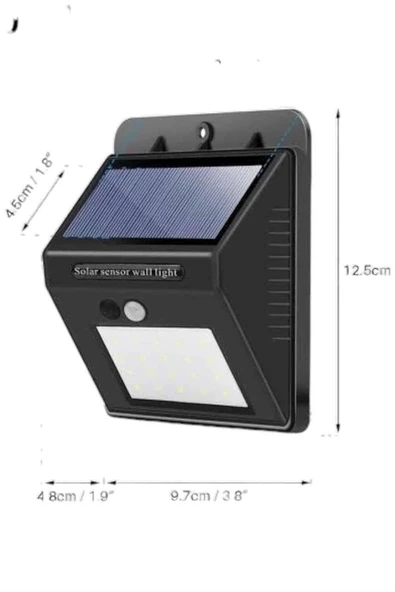 CEYLAN ADAM Solar Güneş Enerji Panelli Sensörlü Lamba Enerji Tasarruflu - Resim 3