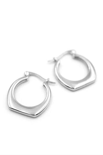 LitaeTrend Halka Küpe - Gümüş ürün görseli 1