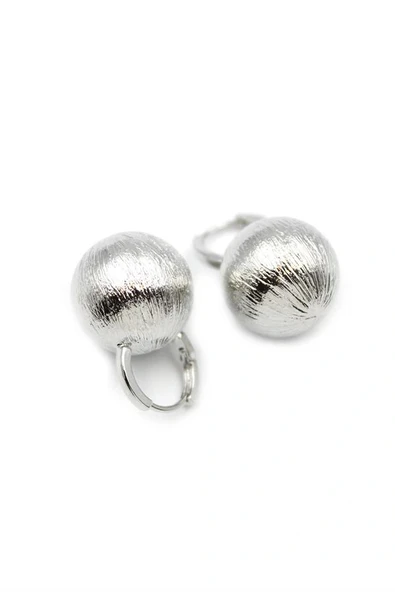 LitaeTrend Top Küpe - Gümüş ürün görseli 1