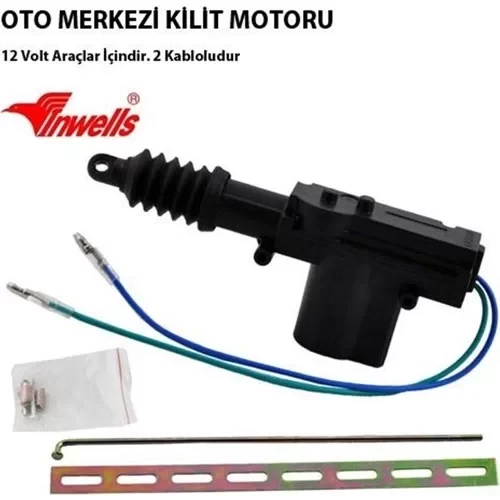Merkezi Kapı Kilit Motoru 2 Kablolu 12V ürün görseli 1