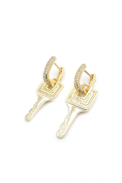 LitaeTrend Anahtar Küpe - Altın ürün görseli 1