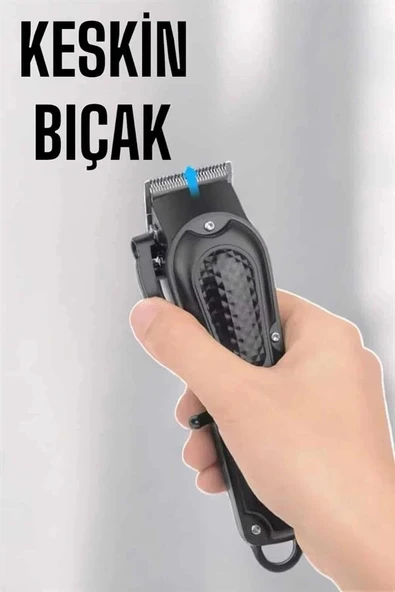 CEYLAN ADAM Suya Dayanıklı Tıraş Makinesi Keskin Bıçaklı Dijital Göstergeli Şarjlı ürün görseli 1