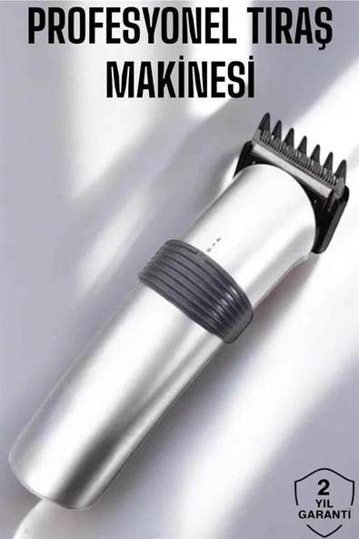 CEYLAN ADAM Erkeklere Özel Şarjlı Saç ve Sakal Kesme Tıraş Makinesi Seti - Resim 2