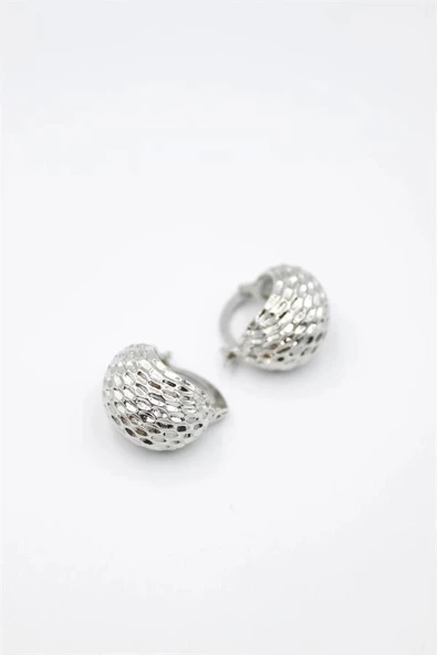 LitaeTrend Top Küpe - Gümüş ürün görseli 1