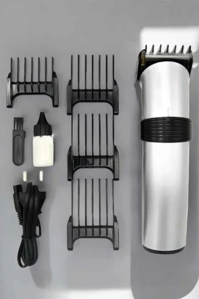 CEYLAN ADAM 4 Taraklı Profesyonel Şarjlı Saç ve Sakal Kesme Tıraş Makinesi Seti ürün görseli 1