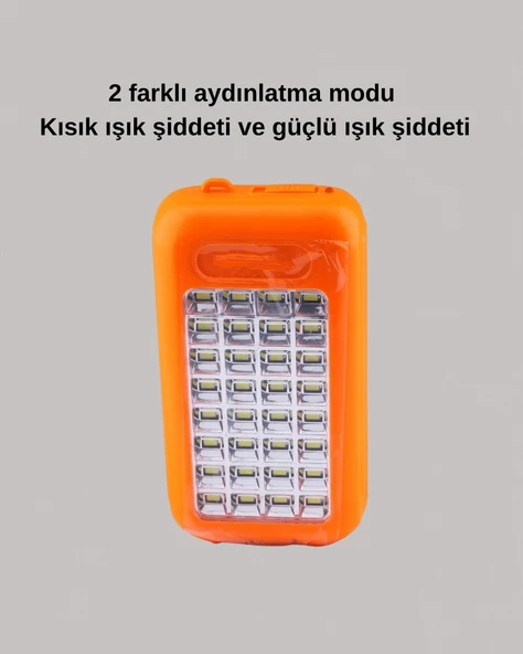 CEYLAN ADAM Güneş Paneli Destekli Powerbank ve LED Işıldak – 10000 mAh, Çift USB, Outdoor Kullanım İçin - Resim 3