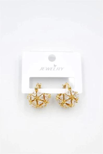 LitaeTrend Baget Çanta Küpe - Altın ürün görseli 1