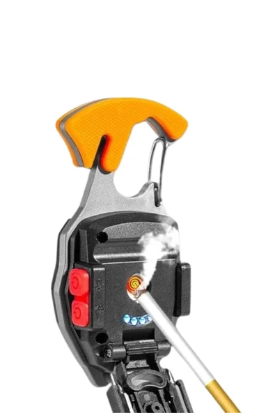 CEYLAN ADAM Çok İşlevli Acil Durum Işığı USB Şarjlı Cep Feneri 7 Farklı Mod - Resim 3