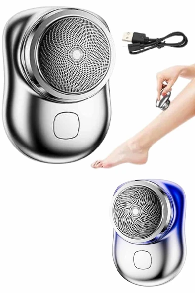 CEYLAN ADAM Elektrikli Mini Tıraş Makinesi,Taşınabilir USB Şarjlı Kablosuz Tıraş Makinesi - Resim 2