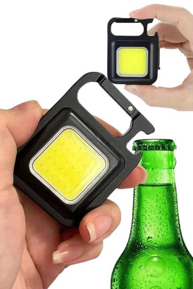 CEYLAN ADAM Işıldak USB Şarjlı Cep El Feneri Taşınabilir Mini Led Işık Çok Fonksiyonlu - Resim 3