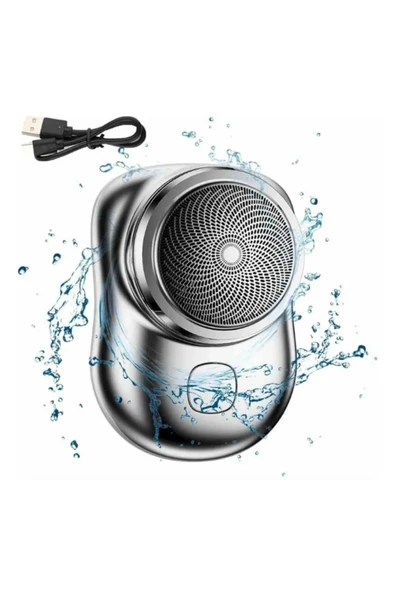 CEYLAN ADAM Mini Sıfır Sakal Yanak Tıraş Makinesi USB Şarjlı Sıfır Sakal Taşınabilir Korumalı - Resim 3