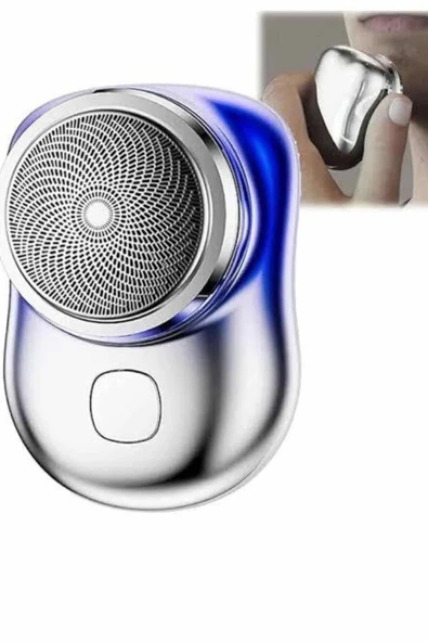 CEYLAN ADAM Mini Sıfır Sakal Yanak Tıraş Makinesi USB Şarjlı Sıfır Sakal Taşınabilir Korumalı - Resim 5