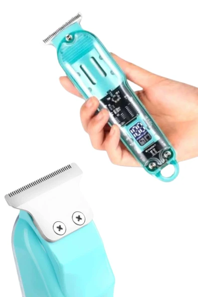 CEYLAN ADAM Tıraş Makinesi Renkli Dijital Göstergeli Epilasyon Öncesi Kısaltma Makinesi - Resim 2