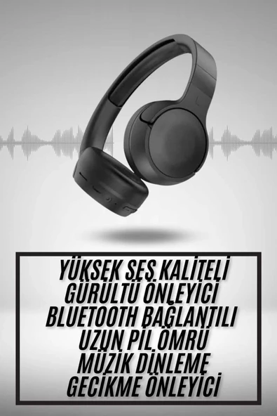 CEYLAN ADAM Yeni Nesil Kulak Üstü Bluetooth Kulaklık Type-C Girişli Yüksek Ses Kaliteli - Resim 2