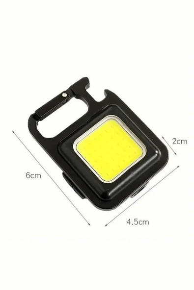 CEYLAN ADAM Kamp Çadır Lambası Şarjlı El Feneri Işıldak Anahtarlık Mini Mıknatıslı - Resim 5