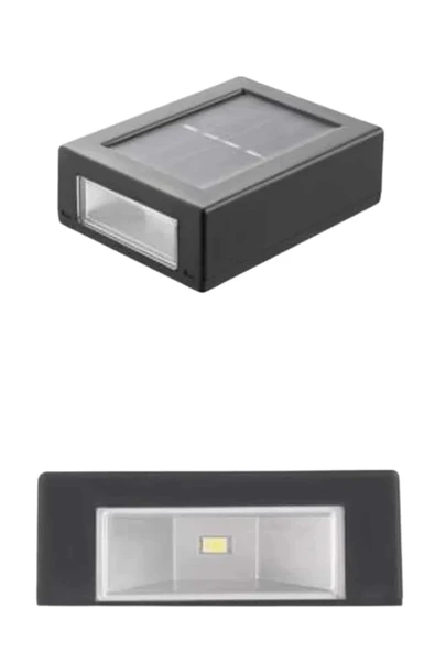 CEYLAN ADAM Solar Güneş Enerjili Çift Taraflı Duvar Lambası Çift Taraflı Duvar Lamba Güneş Enerjili - Resim 2