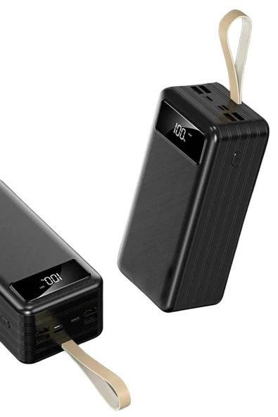 CEYLAN ADAM Hızlı Şarj 4 Çıkışlı Powerbank 60.000 Mah Taşınabilir Dijital Göstergeli - Resim 4