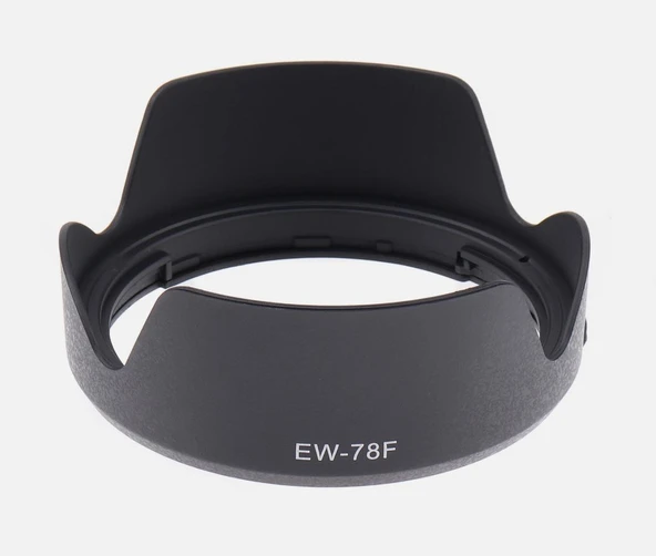 Ayex EW-78F Parasoley, Canon RF 24-240mm f/4-6.3 IS USM ile Uyumlu Lens Hood - Resim 2