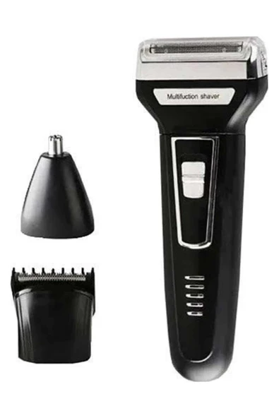 CEYLAN ADAM Kulak Burun Kıl Kesme Ense Yanak Tıraş Seti 3 Başlıklı Profesyonel - Resim 2