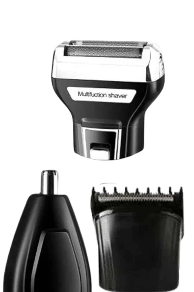 CEYLAN ADAM Kulak Burun Kıl Kesme Ense Yanak Tıraş Seti 3 Başlıklı Profesyonel - Resim 5