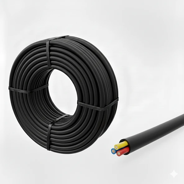 3x2.5 CCA TTR UZATMA KABLOSU 100 METRE ürün görseli 1