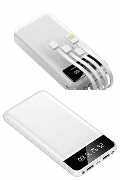 CEYLAN ADAM Powerbank Şarj Cihazı 4 Çıkışlı 20.000 MAH Powerbank Kompakt Yüksek Kapasiteli Hızlı Şarj - Resim 5