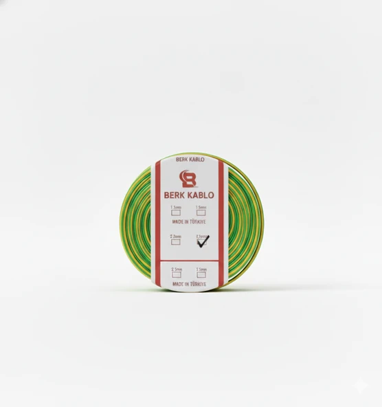 2.5 MM CCA NYA SARI-YEŞİL TAM KESİT 100 METRE ürün görseli 1