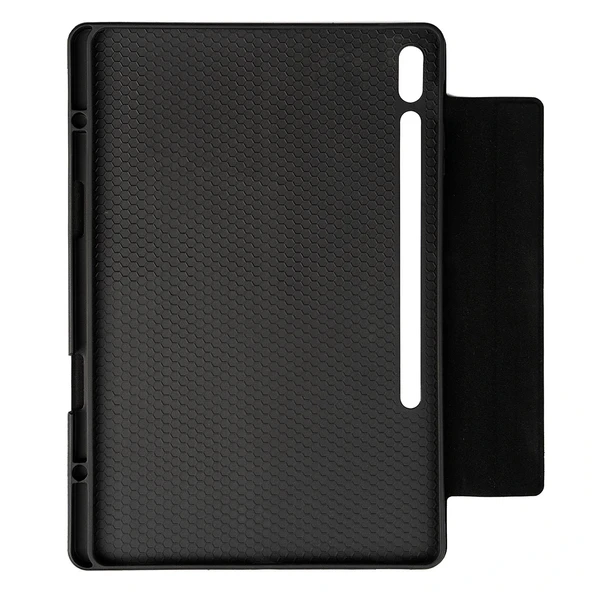 Galaxy Tab S10 Plus Zore Border Keyboard Bluetooh Bağlantılı Standlı Klavyeli Tablet Kılıfı - Resim 2