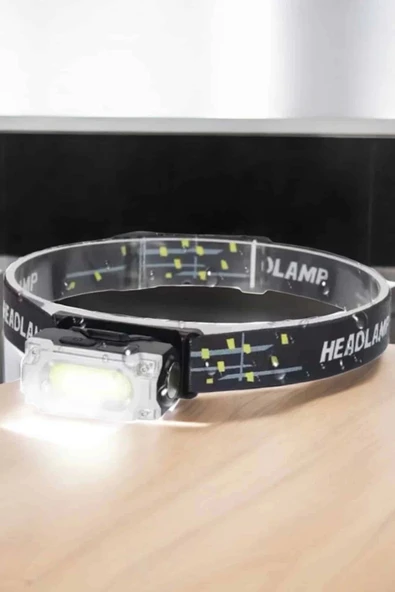 CEYLAN ADAM Kafa Lambası El Fenerli Kamp Lambası USB Şarjlı Esnek Lamba - Resim 5