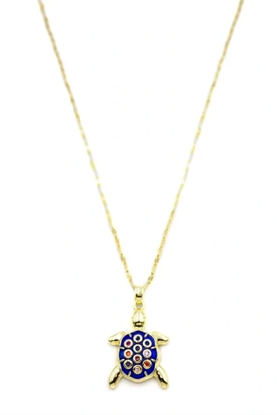 LitaeTrend Kaplumbağa Kolye - Altın ürün görseli 1