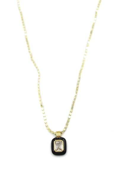 LitaeTrend Ezme Zincir Kolye - 60 cm - Altın ürün görseli 1