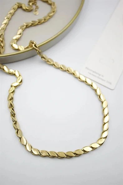 LitaeTrend Arpa Zincir Kolye - Altın ürün görseli 1