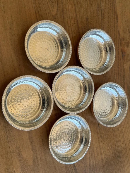 Bakır Sunumluk - Çerezlik Kase. 12 cm. - Resim 3