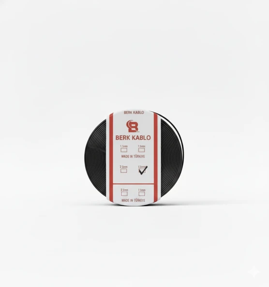 2.5 MM CCA NYA TAM KESİT SİYAH 100 METRE ürün görseli 1