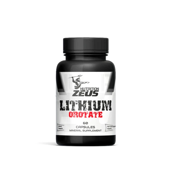 Zeus Nutrition Lithium Orotate 5 mg 60 Veggie Capsules