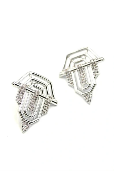 LitaeTrend Serenay Küpe - Gümüş - Resim 2